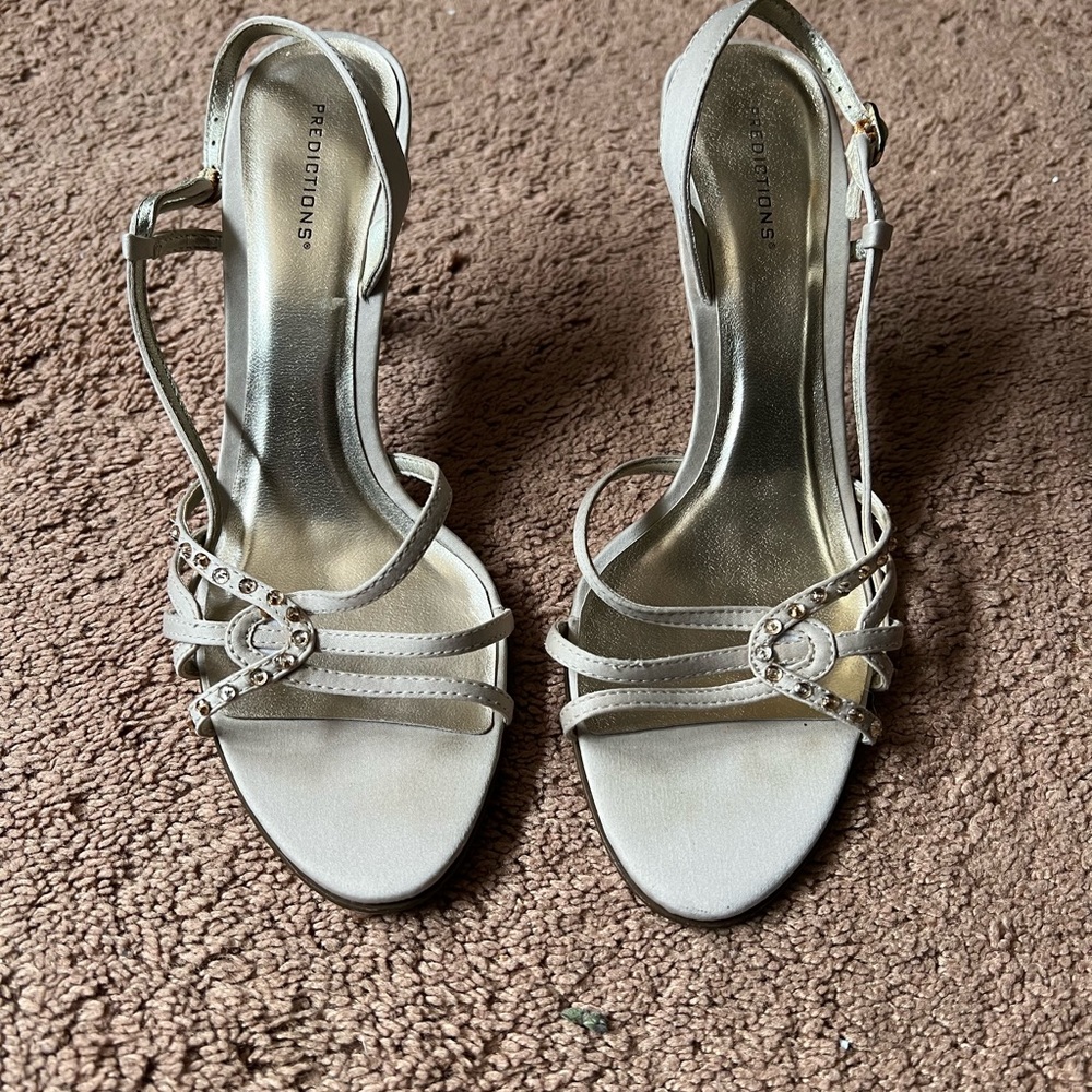 Cream colored heels